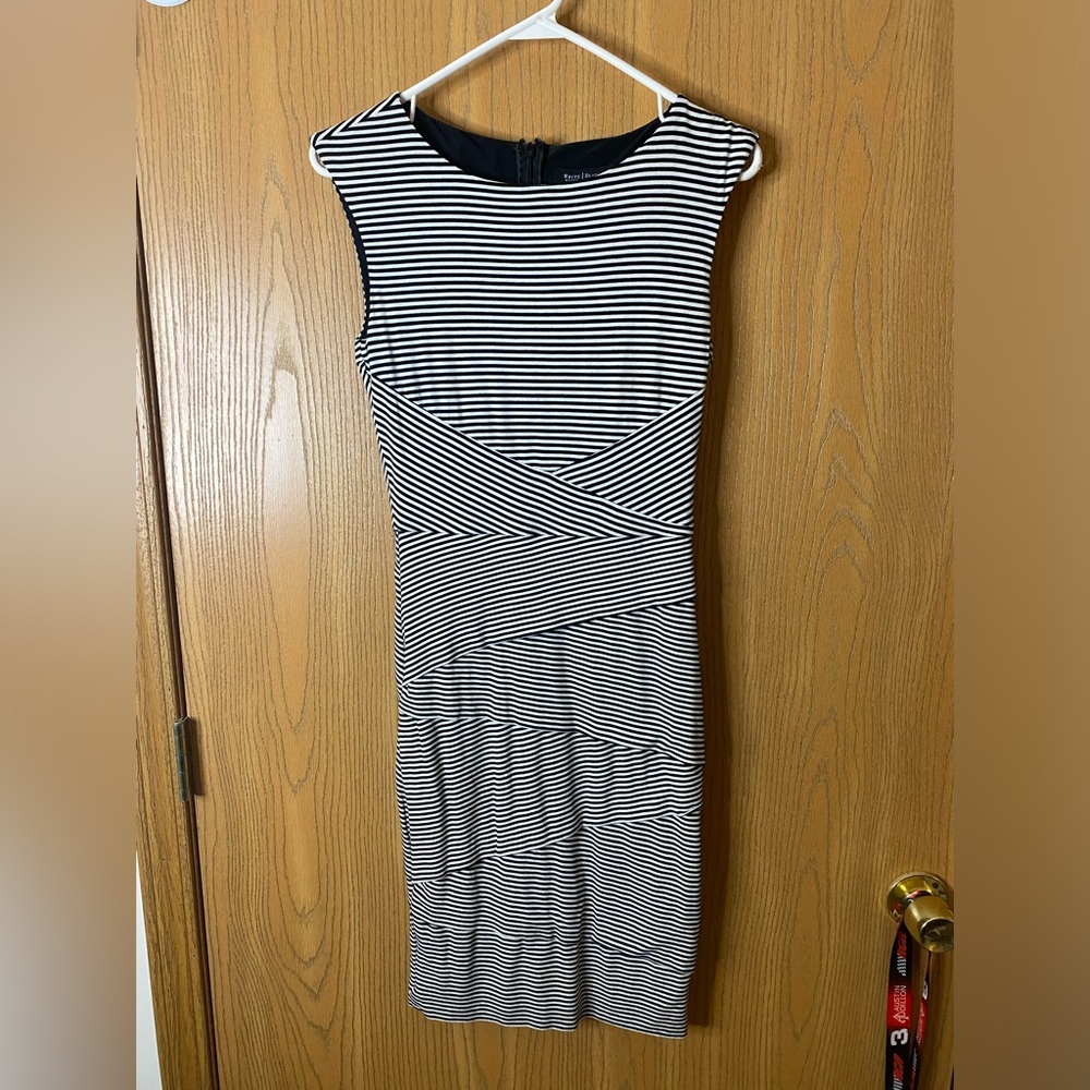 White House black market stripe dress